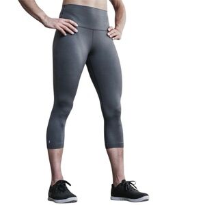 Nobull Capri Leggings Gray Size Medium Activewear Athletic